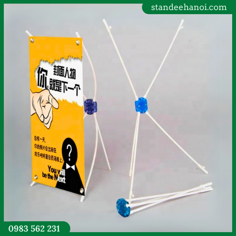 Standee X mini - Giá chữ X mini