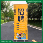 Giá cuốn nhôm - Standee cuốn nhôm