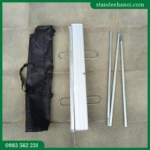 Standee cuốn nhôm inox - Giá cuốn inox