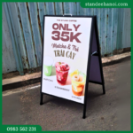 Standee chữ A 2 mặt bằng sắt