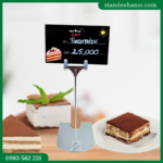 Kẹp inox chữ u, kẹp quảng cáo để bàn