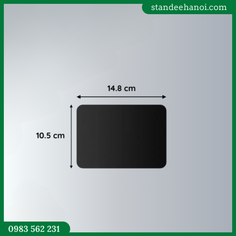 Bảng nhựa PVC đen, ghi giá siêu thị KT A4, A5, A6