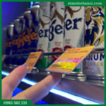 Nẹp cài giá siêu thị, nẹp tem cài nhựa PVC