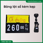 Bảng lật số kèm kẹp, bảng lật số siêu thị