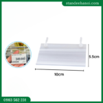 Nẹp tem nhựa khuy bấm, nẹp giá siêu thị