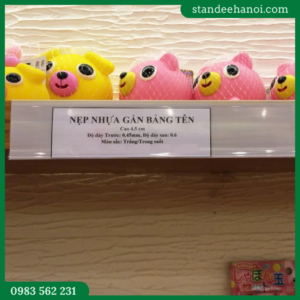 Thanh nẹp dán siêu thị