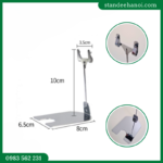 Kẹp inox chữ u, kẹp quảng cáo để bàn