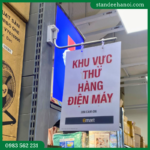 Tay treo nam châm thân nhôm, tay treo phân vùng siêu thị