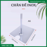 Kệ trưng bày inox, giá treo poster