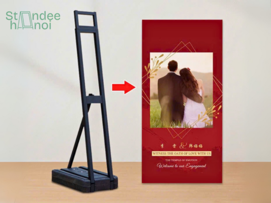 Ưu và nhược điểm của standee mô hình đế nước: Có nên mua không?