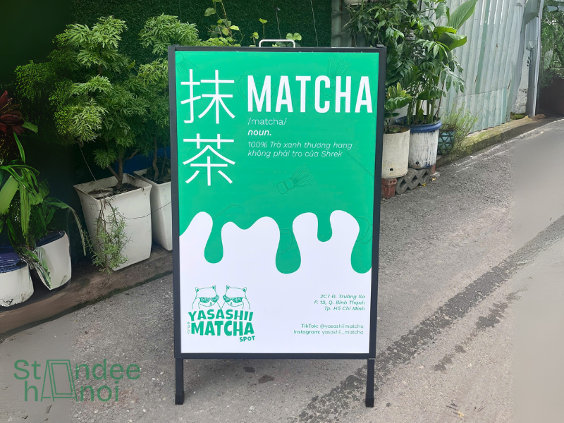 Standee chữ A 2 mặt phù hợp với loại sự kiện nào nhất?