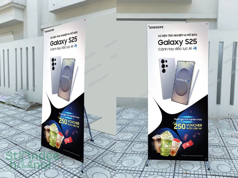Báo giá mới nhất các mẫu standee X tại Standeehanoi 2026