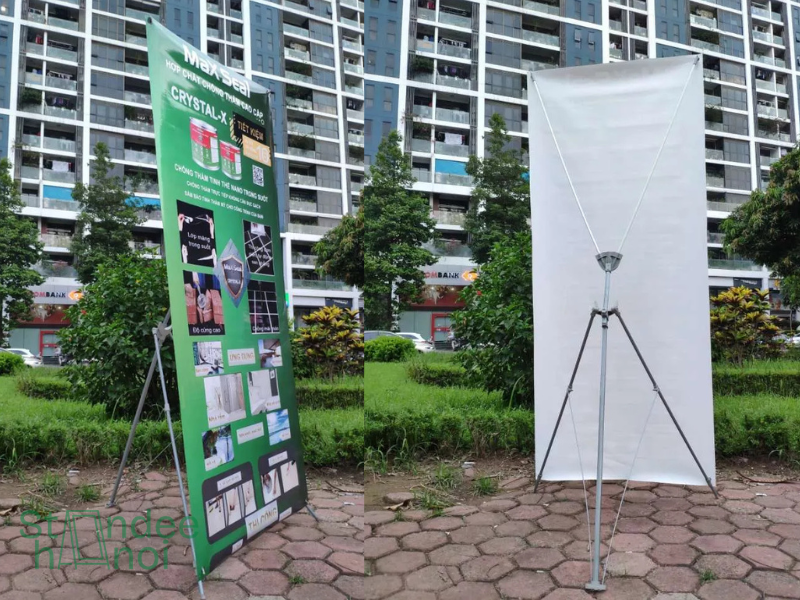 Báo giá mới nhất các mẫu standee X tại Standeehanoi 2026