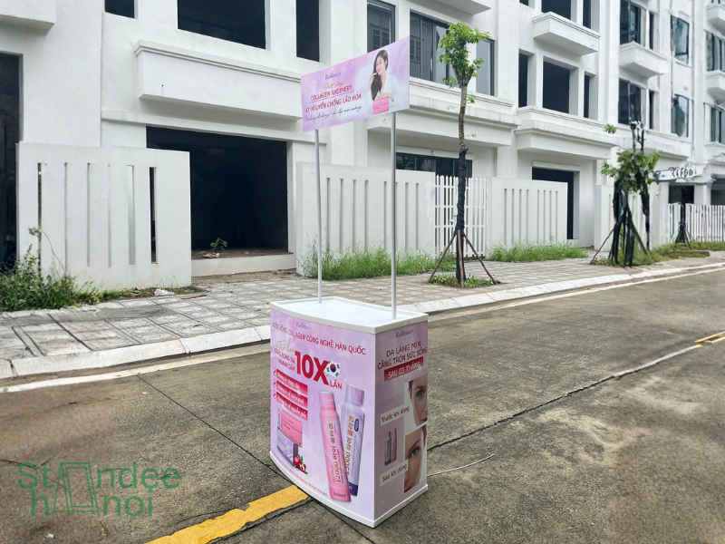 5 khác biệt giữa quầy nhựa và quầy nhôm