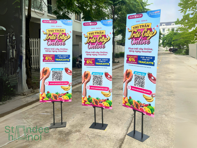 Standee Hà Nội: Báo giá và giao nhanh mới nhất 2026