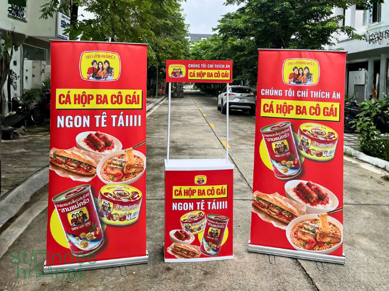 Standee và booth sampling: 4 cách tạo điểm dừng tại siêu thị