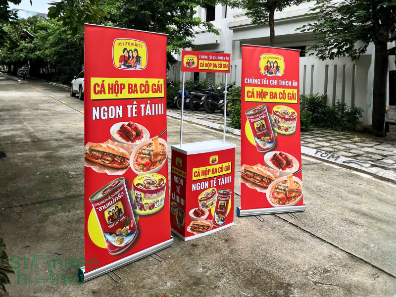 Standee và booth sampling: 4 cách tạo điểm dừng tại siêu thị