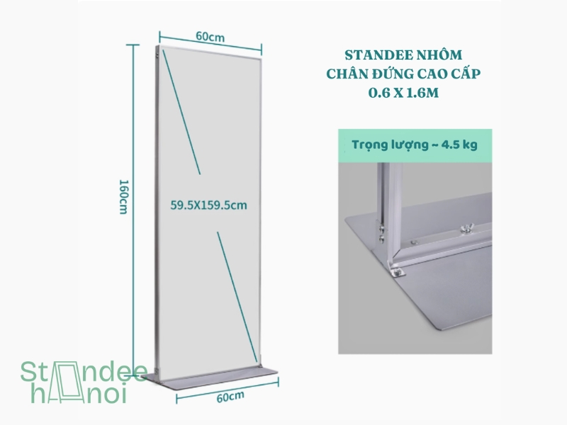 5 ứng dụng của standee chân đứng nhôm trong quảng cáo