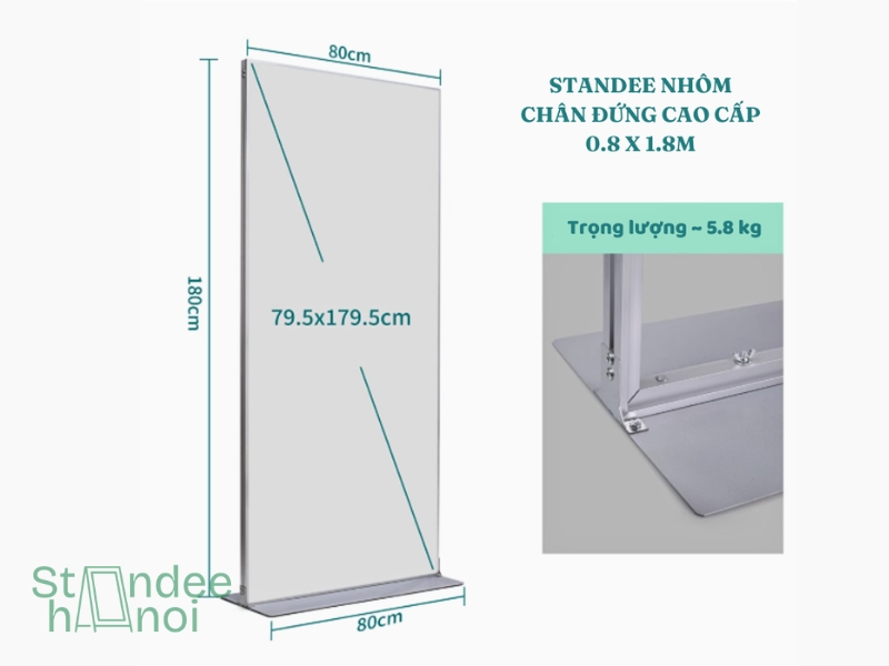 5 ứng dụng của standee chân đứng nhôm trong quảng cáo