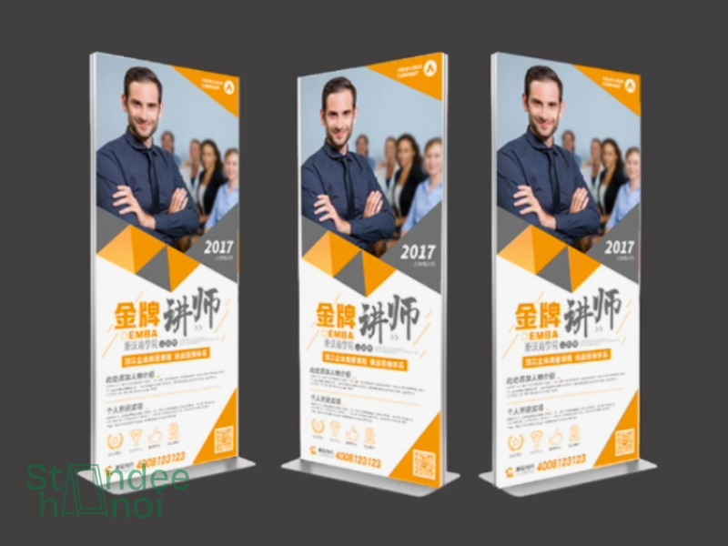 5 ứng dụng của standee chân đứng nhôm trong quảng cáo