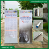 Standee cuốn nhôm inox - Giá cuốn inox