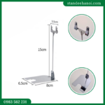 Kẹp inox chữ u, kẹp quảng cáo để bàn