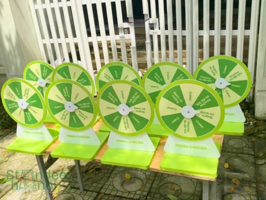 Vòng quay sự kiện mini - Tăng tương tác cùng thiết kế độc đáo